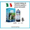 Aquili CO2 Small System AQUILI - Kit CO2 con Riduttore a pistoncino e bombola 300 g