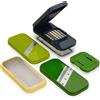 Joseph Joseph Multi-Prep Compact 4 in 1 Mandolina per Verdure, Affetta Verdure,