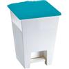 Giostyle Pattumiera Bagno Love Lt. 6 - Cm. 21X19,5X29,5 H Col. Azzurro