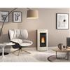 Nordica-Extraflame NORDICA EXTRAFLAME STUFA PELLET CANALIZZATA 8 KW KLAUDIA PLUS 5.0 AVORIO