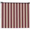 VERDELOOK Mykonos, Tenda da sole a caduta con Catena, 2.5x2 m, Beige e bordeaux