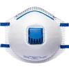 P201WHR Mascherina anti Polvere Con Valvola FFP2, Bianco