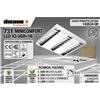 Disano Plafoniera LED 60x60 Ufficio Casa Disano Minicomfort 731 DALI Dimmerabile UGR 16