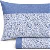 Angel's Collection Completo Lenzuola in Flanella di Puro Cotone, Invernale, Made in Italy