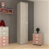EffeZeta Armadio 45x52x223h con anta bianco consumato