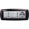 ELETTROCANALI Placca placchetta per interruttore elettrico 7 Posti - Nero Glitter ECL2987NG -