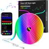 Neon LED Striscia 3 Metri,Rgb Striscia LED Controllo Intelligente Dell'App, DIY,