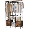 Does not apply Stand Appendiabiti, Cabina Armadio Con 3 Barre E 4 Cassetti, Appendiabiti Con 4