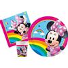 Procos Kit addobbi festa compleanno Minnie mouse X8X16X24X32X40X48X96 Persone piatti