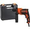 Black&Decker Trapano a Percussione 710W 2800 Giri/Min - Mandrino Autoserrante + Accessori - B