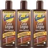 Emulsio 3x Emulsio Detergente Cura Legno In Crema per Legno con Olio di Argan 250 ml