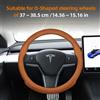Volantix Coprivolante Tesla in pelle ultra-sottile traspirante compatibile 3/Y/X/S 2024