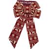 Nataluna Set 2 Fiocchi Decorazione Dietro Porta Natalizi In Yuta 20x25