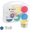 Primo Colori a dita barattoli tempere Valigetta Primo Disegno Pittura bambini 6x100g