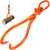 VEVOR Pinza per Tronchi Alberi Gancio Sollevamento Tronchi Carico Massimo 350 kg