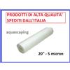 Aquili Filtro sedimenti 20" 5 micron ricambio osmosi inversa acquario depuratore acqua
