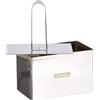 Does not apply , Coppapasta Rettangolare Con Stantuffo 9X5 Cm, Acciaio Inox, Argento