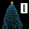 Nataluna Mantello luminoso da 304 led per albero di Natale 180cm luce RGB multicolore