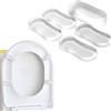 Mnyxis 5 Pcs Paracolpi Sedile Wc, Gommini Tavoletta Wc, Ammortizzatori Per Coperchio Wc