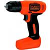 BLACK+DECKER BLACK & DECKER -Trapano Avvitatore a Batteria 7.2 V Mod. BDCD8 Piccolo e Potente
