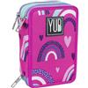 SEVEN ASTUCCIO 3 ZIP MAGIC WORLD YUB SEVEN 3 Scomparti
