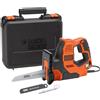 Black&Decker Sega Elettrica a Gattuccio - Oscillazioni 2700 Corse/Min + 3 Lame - Rs890K B&D