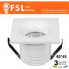 Fsl ORION - Punto luce LED Ottica arretrata QUADRATO - 4W 3CCT 45*45*36mm -Eaglerise