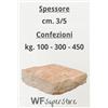 Wueffe Pietra Trani squadrata tranciata cm 3/5 - pavimento rivestimento pietra giardino