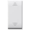AVE Deviatore 16AX Domus S44 AVE Colore RAL 9010 1P Illuminabile Finitura Lucida 1M