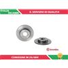 BREMBO 2 DISCHI FRENO POSTERIORI BREMBO VERNICIATI 08508511 08.5085.11