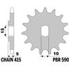 PBR PIGNONE TRASMISSIONE Z 11 PASSO 415 CICLOMOTORI MOTORE MINARELLI V1 P4 PBR 59011
