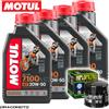 Motul Ducati 750 SS Carenata 1998-2002 Tagliando Olio Motul 7100 20W-50 4T 4 litri ...