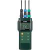 Extech EC700 Misuratore Qualità Acqua 6 in 1, 3 Sonde, OD Ottico | pH, conducibilità, TDS, salinità, OD, temp, sonda OD ottica, IP67, salva 99, ATC, kit sonde