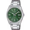 CASIO Orologio Da Polso Uomo Quarzo Acciaio/Verde MTP-1302PD-3AVEF