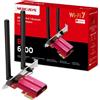 ‎MERCUSYS Mercusys MA37BE PCIe WIFI Card, BE6500 WiFi 7 Bluetooth 5.4, Tri-Band,2 Two High