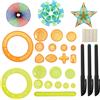 ZMDMAH Spirograph,28 Pezzi Kit Righello Disegno Ingranaggi, Spirografo per Bambi