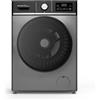 Aspes Lavatrice 7 kg, carico frontale, Dark Inox, AL7203AIDVBX, 1200 giri/min, motore inverter, 16 programmi, Eco-Logic System, tamburo in acciaio inox, classe di efficienza energetica A