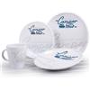 Reimo Cleveland Set Piatti Melamina 16 Pezzi per 4 Persone