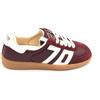 Back 70 Cloud N003 sneaker pelle-camoscio bordeaux-bianco fondo gomma 6/7