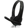 Cuffie Over-Ear con Doppio Jack da 3,5mm per Computer e Console per Gaming