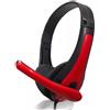 Cuffie Over-Ear con Doppio Jack da 3,5mm per Computer e Console per Gaming