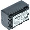 vhbw Batteria per Panasonic HC-V720 HC-V720GK HC-V520MGK HC-V520M 1600mAh 3,6V