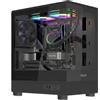 NOUA Fobia LK200 Nero Case Pc Gaming Micro-ATX Ventola Nera 120mm