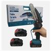 Motosega Elettrica a Batteria 48V Sega a Catena 6" con 2 Batterie