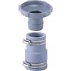 Kit accessori aspirazione piscina adattatore connettore e morsetti per 1,25 1,5