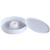 Mangiatoia per acqua per in plastica bianca - dimensioni 26 x 5,8 cm per alveari