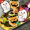 50pcs Lollipop Paper Cards Helloween Packaging Cards Decorazione Carte da