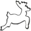 Städter Staedter 076235 Biscotti a Forma di Renna, Argento, 11 cm