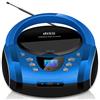 Cyberlux Boombox portatile, lettore CD/CD-R, USB, radio FM, ingresso AUX, jack per (X0E)