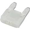 HELLA 8JS 728 596-242 Fusibile - Fusibile a spina piatta mini - con LED - 25A - 12V - bianco - Quantità: 10